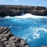 Natural pool on Sal Island, Cape Verde